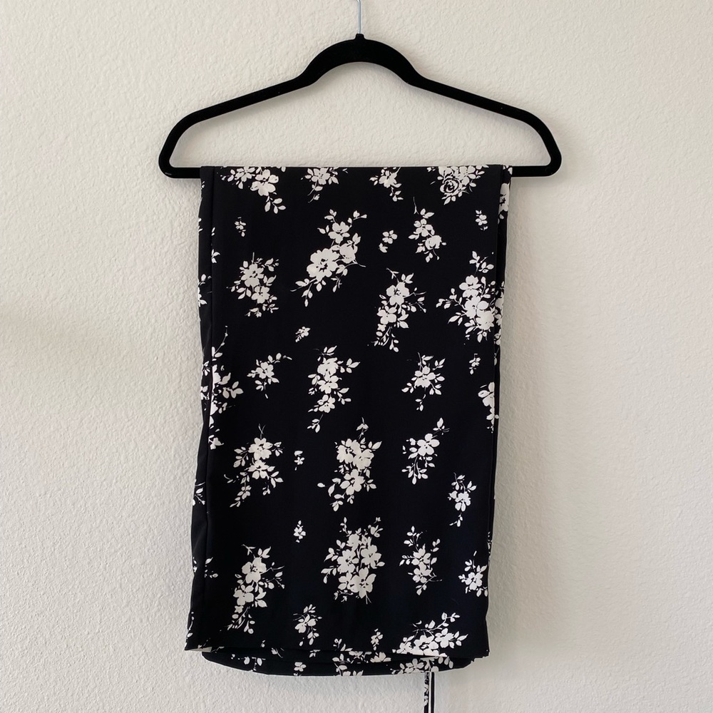 Silky Floral Pants